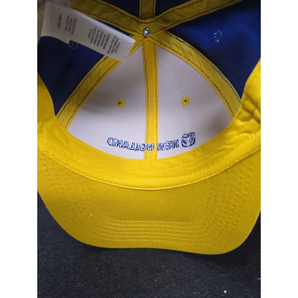 New Holland Equipment Baseball Hat Blue Yellow
